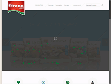 Tablet Screenshot of grano.com.br