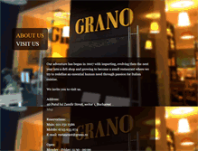 Tablet Screenshot of grano.ro
